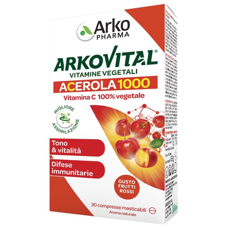 ARKOVITAL ACEROLA 1000 30CPR ARKOVITAL ACEROLA 1000 30CPR