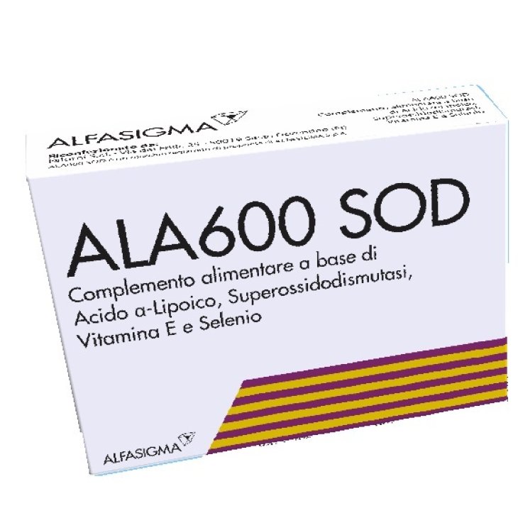 ALA600 SOD 20CPR 1020MG ALA600 SOD 20CPR 1020MG