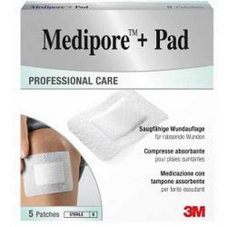 MEDIPORE+PAD MED 10X10CM 5PZ MEDIPORE+PAD MED 10X10CM 5PZ