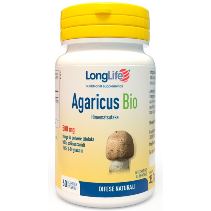 LONGLIFE AGARICUS BIO 60CPS 500M LONGLIFE AGARICUS BIO 60CPS 500M