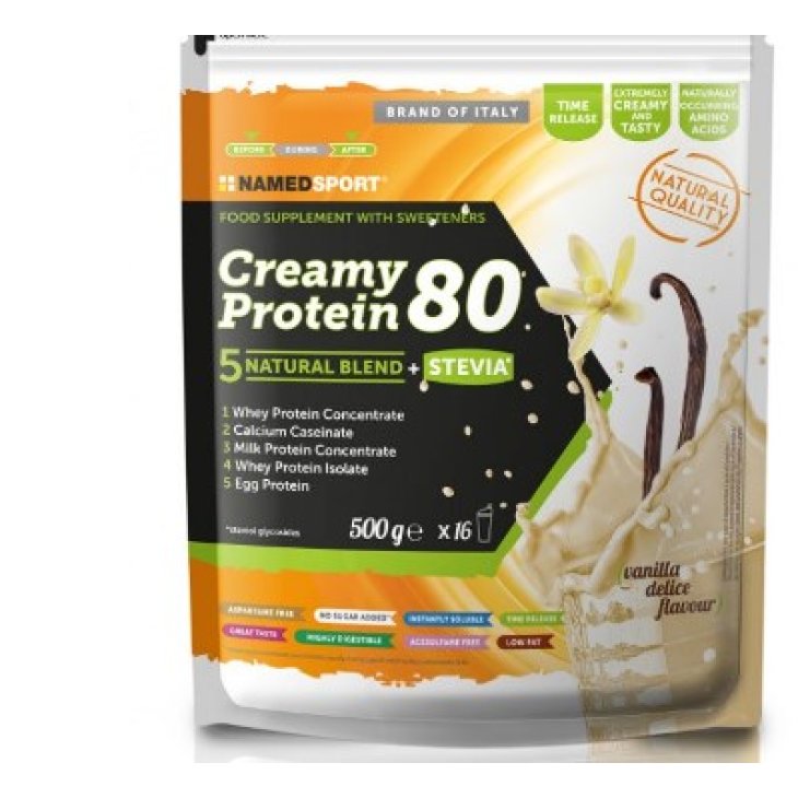 CREAMY Prot.80 Vanilla 500g CREAMY Prot.80 Vanilla 500g