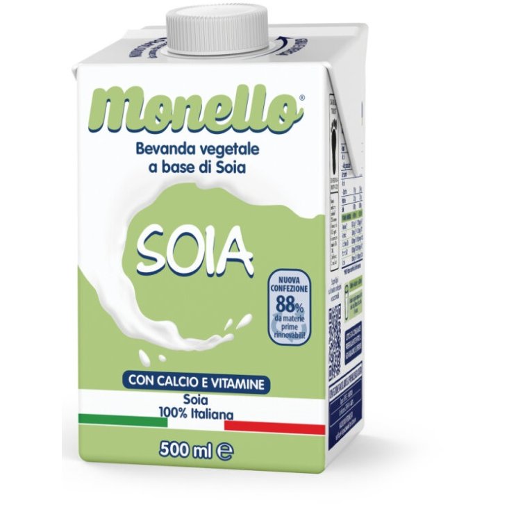 MONELLO SOIA BEVANDA VEG 500ML MONELLO SOIA BEVANDA VEG 500ML