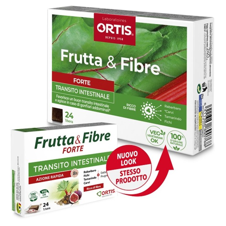 FRUTTA E FIBRE FORTE 24CUBETTI