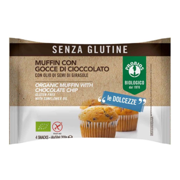 MUFFIN GOCCE CIOCCOLATO 4X50G