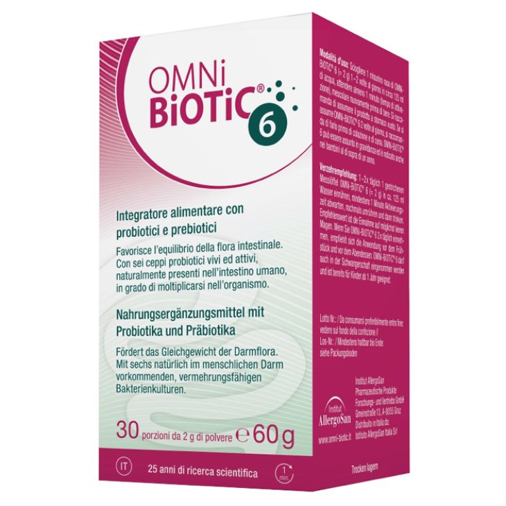 OMNI BIOTIC 6 BARATTOLO 60G OMNI BIOTIC 6 BARATTOLO 60G