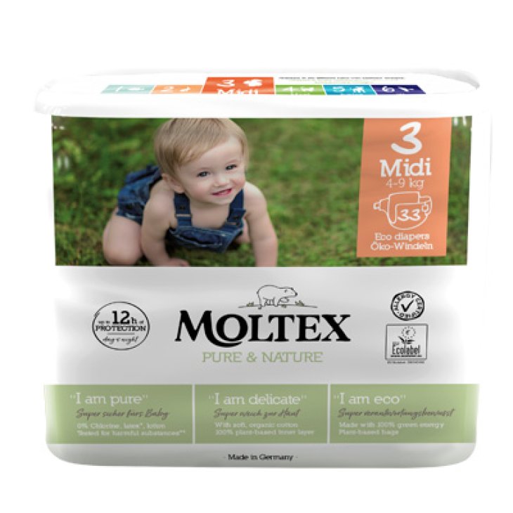 MOLTEX Pure&Nat.3Midi4-9Kg33pz MOLTEX Pure&Nat.3Midi4-9Kg33pz