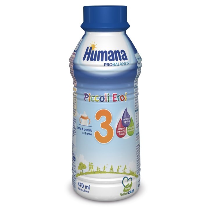 HUMANA 3 NATCARE LIQ 470ML1 BOT