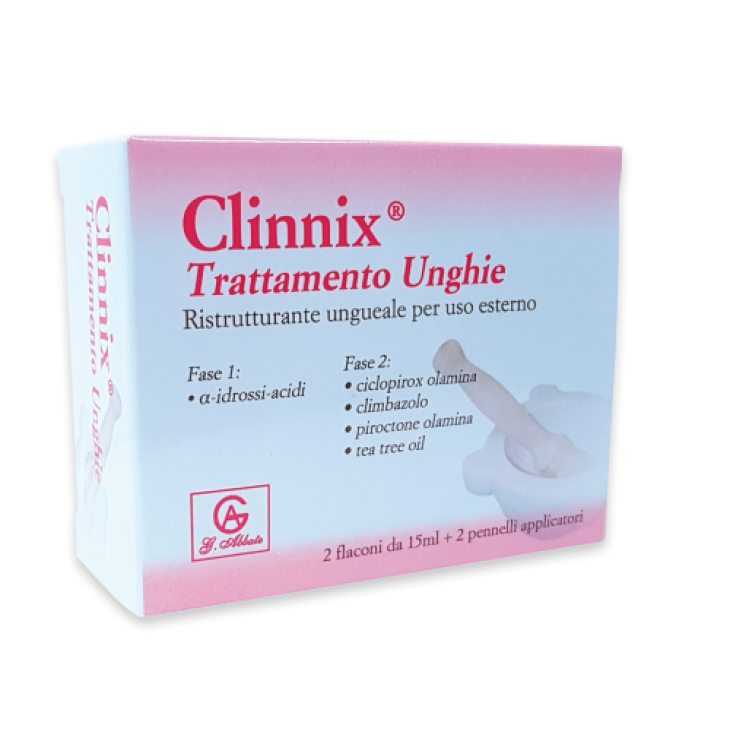 CLINNIX Tratt.Unghie 2x15ml
