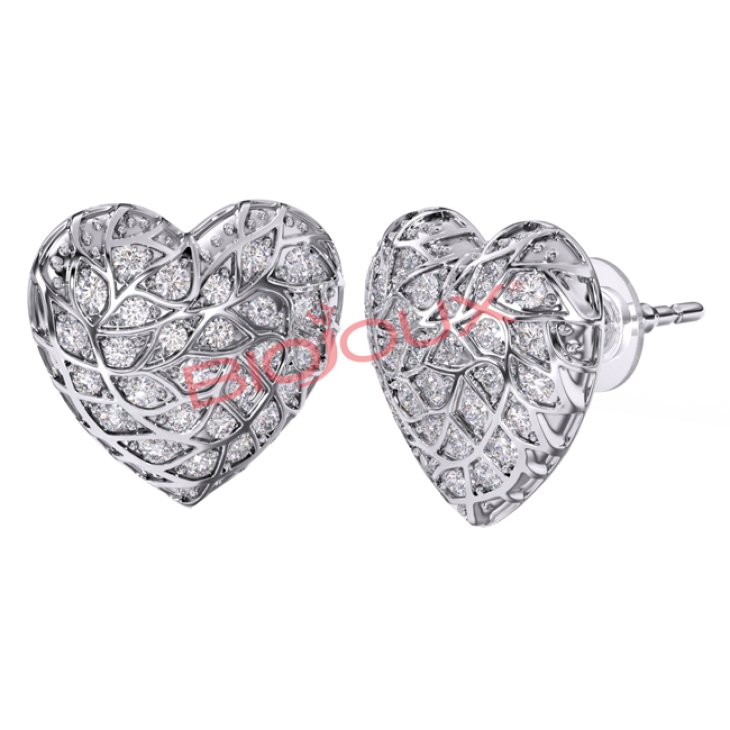 BJT216 ORECCHINI LOVE ME CR SS