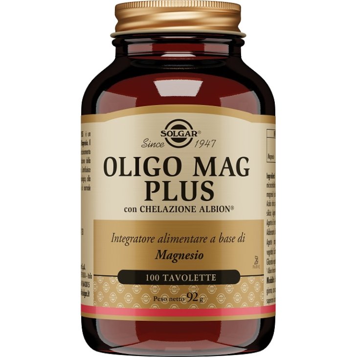 OLIGO MAG PLUS 100TAV SOLGAR OLIGO MAG PLUS 100TAV SOLGAR