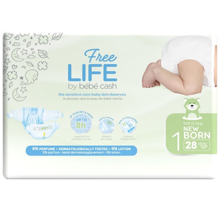 FREELIFE BebeCash 1(2-5Kg)28pz FREELIFE BebeCash 1(2-5Kg)28pz
