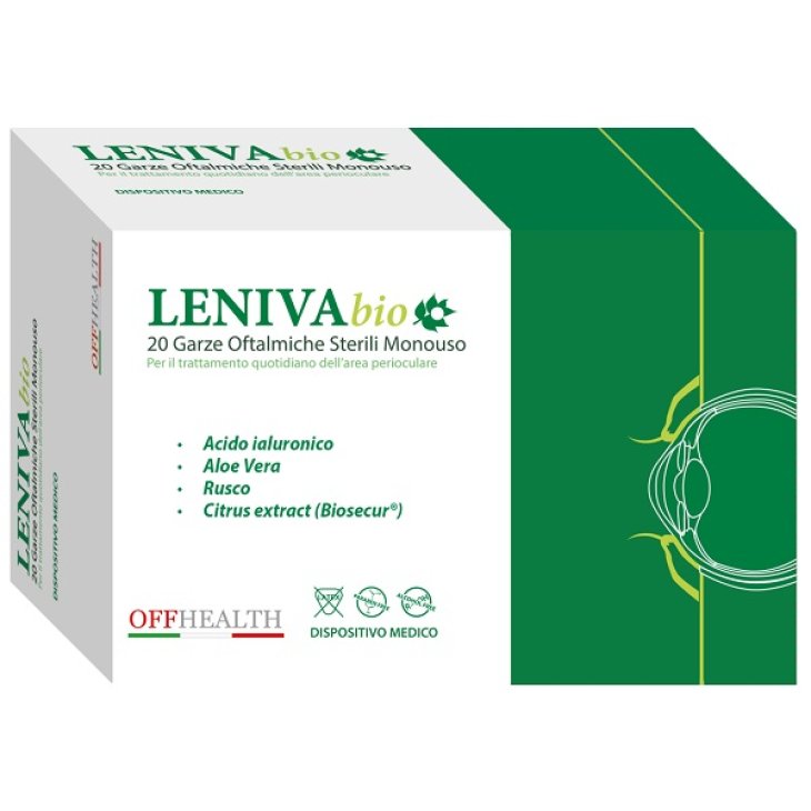 LENIVA BIO GARZE OFTALMICHE20P LENIVA BIO GARZE OFTALMICHE20P