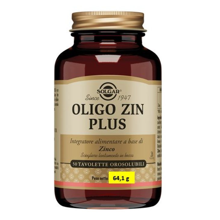 OLIGO ZIN PLUS 50TAV SOLGAR OLIGO ZIN PLUS 50TAV SOLGAR