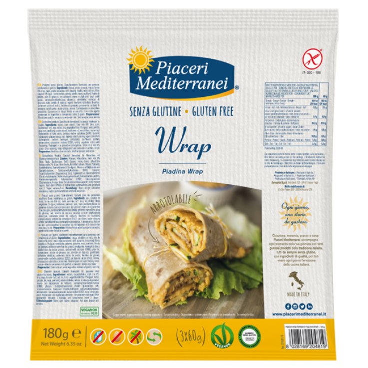 PIACERI MED.Piadina Wrap 180g