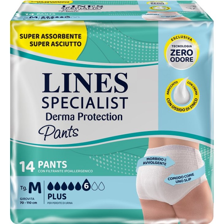 LINES SP.DERM Pants Pl.M 14pz LINES SP.DERM Pants Pl.M 14pz