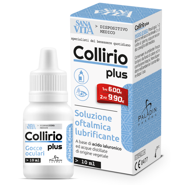 SANAVITA COLLIRIO PLUS 10ML SANAVITA COLLIRIO PLUS 10ML