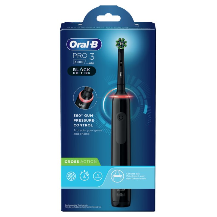 ORALB PRO3 BLACK SPAZZOLINO EL