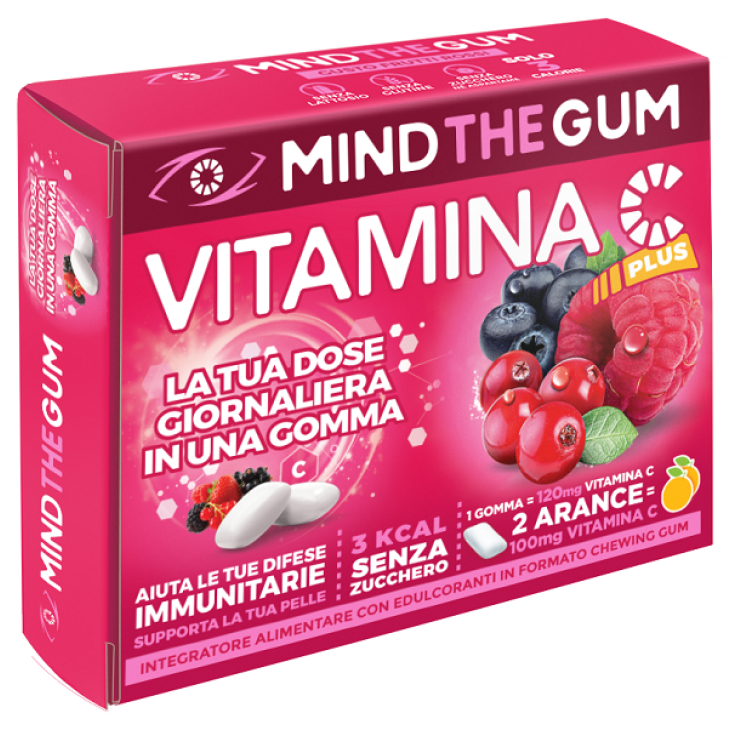 MIND THE GUM VIT C FRUT RO 18G MIND THE GUM VIT C FRUT RO 18G