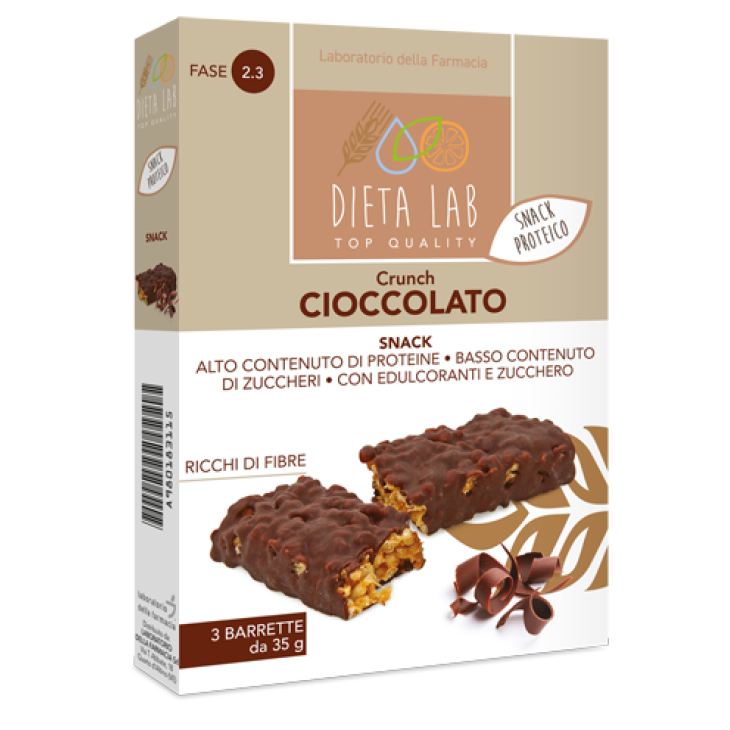 DLAB CRUNCH CIOCCOLATO BARR 3P