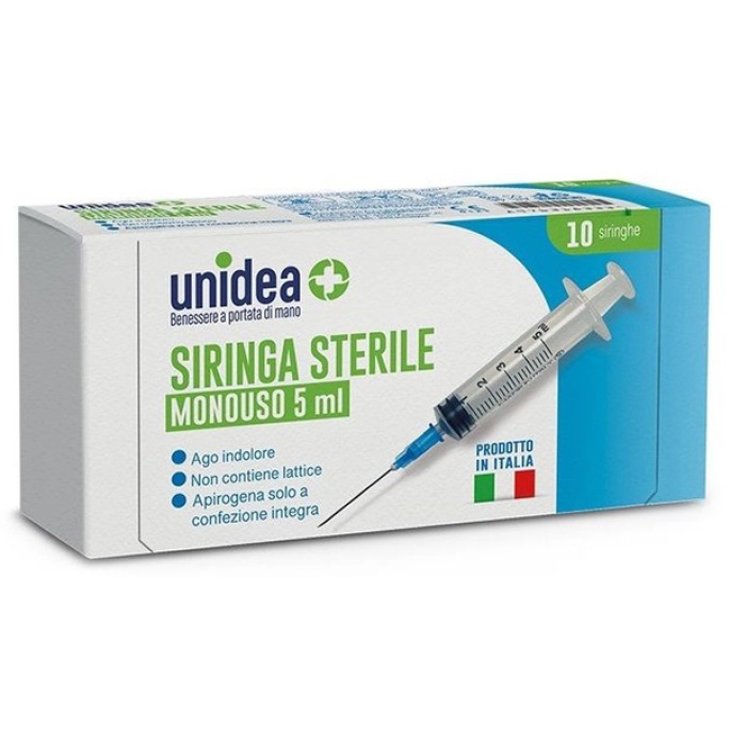 UNIDEA SIRINGA 5ML MONOUSO 10P