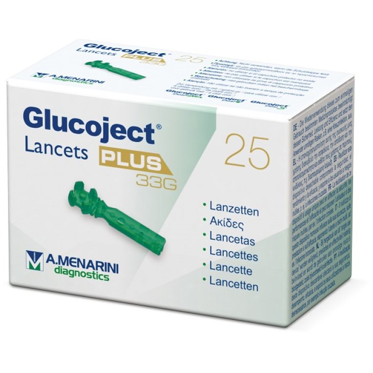 GLUCOJECT LANCETS PLUS G33 25P