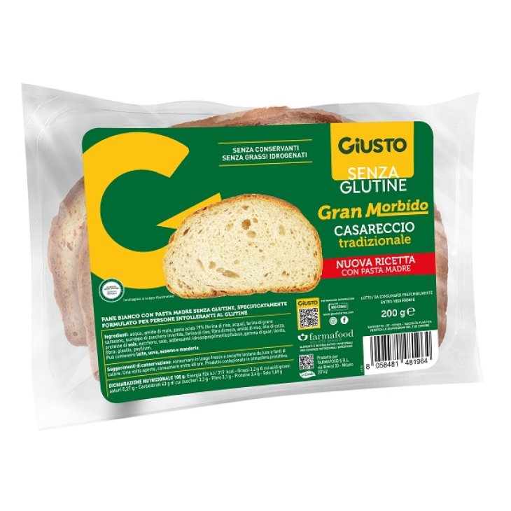 GIUSTO S/G GRAN MORB PAN C200G