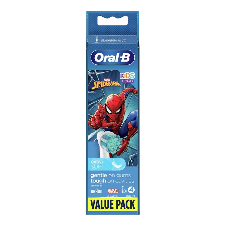 ORALB KIDS SPIDERMAN TESTINE4P ORALB KIDS SPIDERMAN TESTINE4P