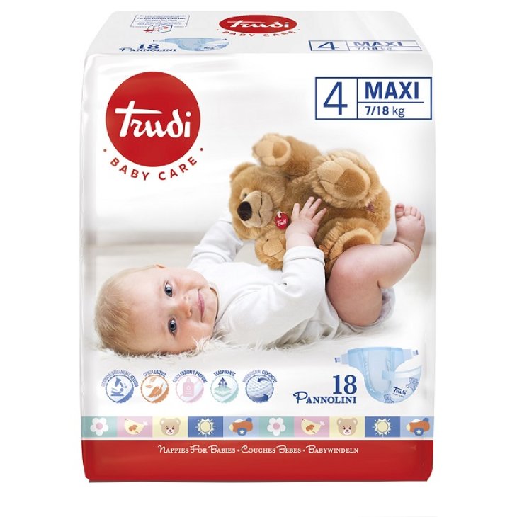 TRUDI Pann. 7-18Kg Maxi 18pz TRUDI Pann. 7-18Kg Maxi 18pz