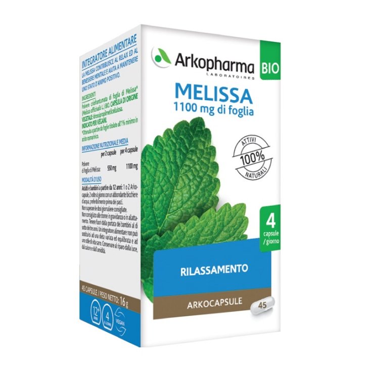 ARKOCAPSULE MELISSA 45CPS BIO ARKOCAPSULE MELISSA 45CPS BIO