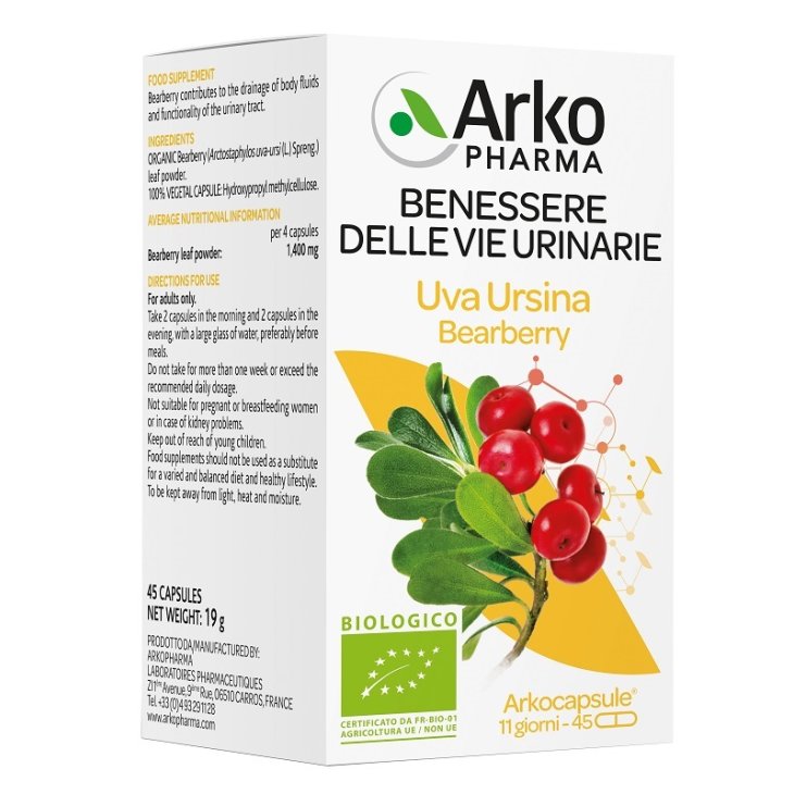 ARKOCAPSULE UVA URSINA BIO 45CPS ARKOCAPSULE UVA URSINA BIO 45CPS