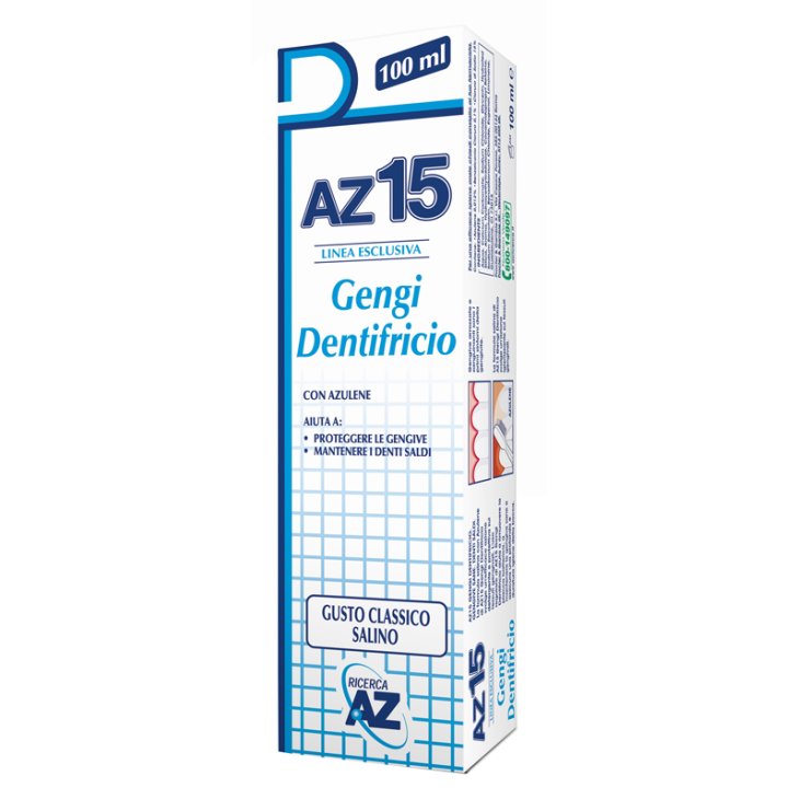 AZ 15 GENGIDENTIFRICIO 100ML AZ 15 GENGIDENTIFRICIO 100ML
