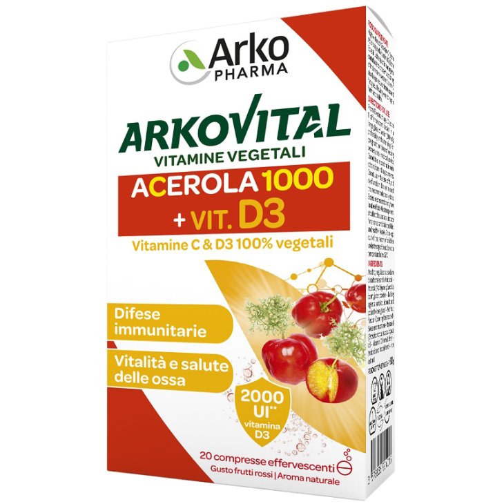ARKOVITAL Vit.C+D3 20Cpr Eff. ARKOVITAL Vit.C+D3 20Cpr Eff.