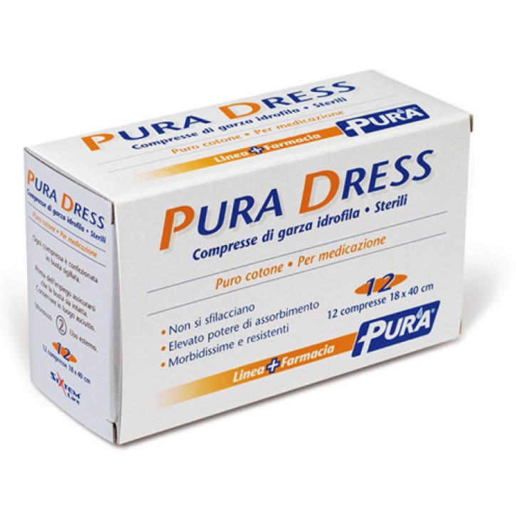 PURA DRESS Garza 18x40 12pz PURA DRESS Garza 18x40 12pz