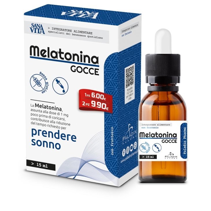SANAVITA MELATONINA GOCCE 15ML SANAVITA MELATONINA GOCCE 15ML