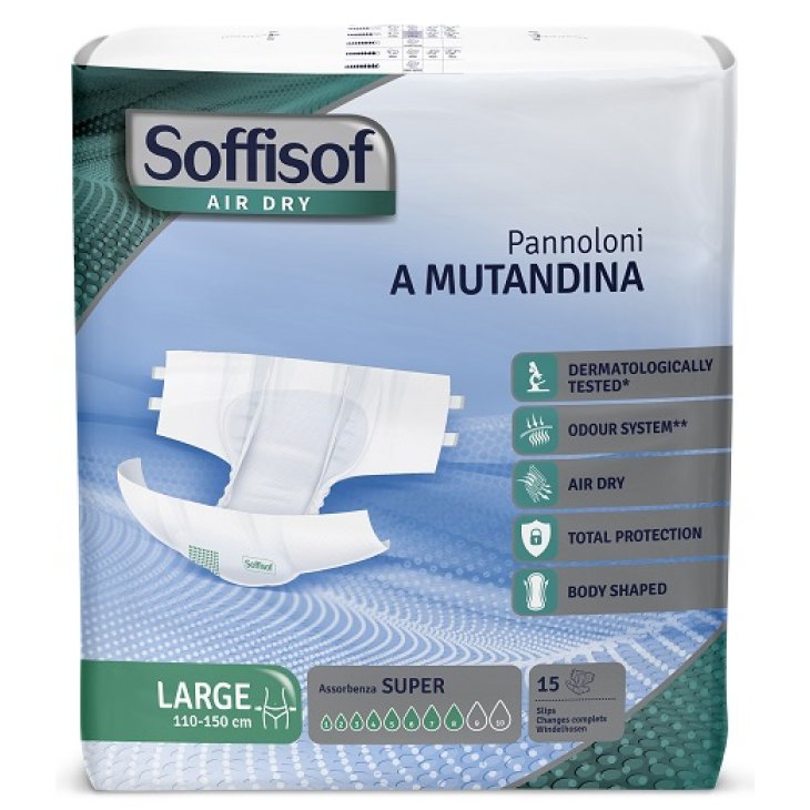 SOFFISOF AirDry P-Mut.S L 15pz SOFFISOF AirDry P-Mut.S L 15pz
