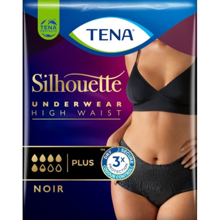 TENA SILHOUETTE NOIR M V/A 9PZ<