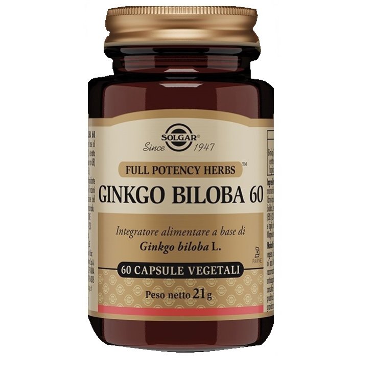 GINKGO BILOBA 60 60VEGICPS SOLG GINKGO BILOBA 60 60VEGICPS SOLG
