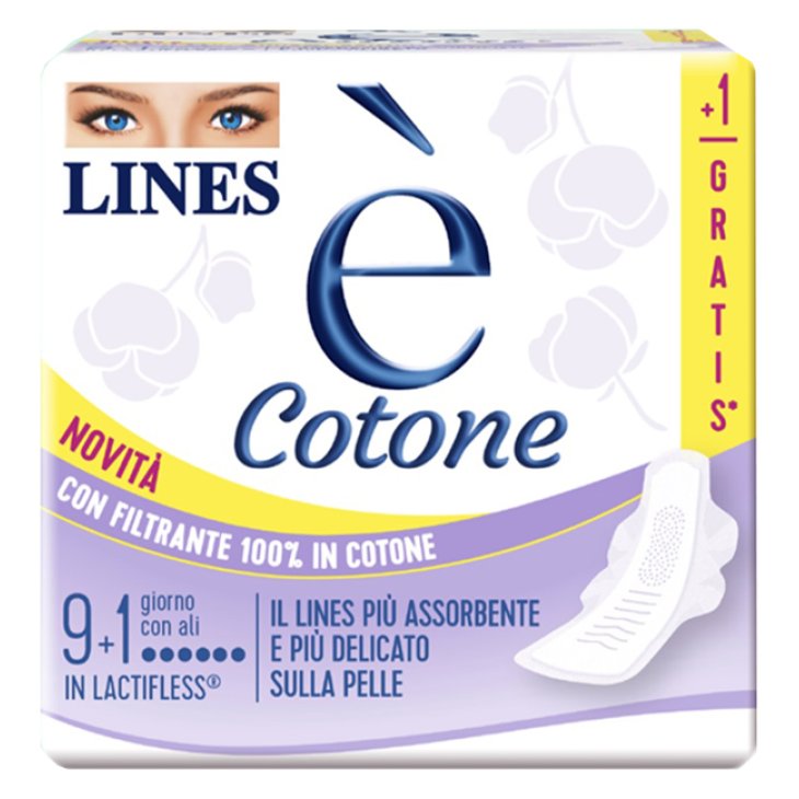 LINES E' COTONE ALI 9+1PZ LINES E' COTONE ALI 9+1PZ