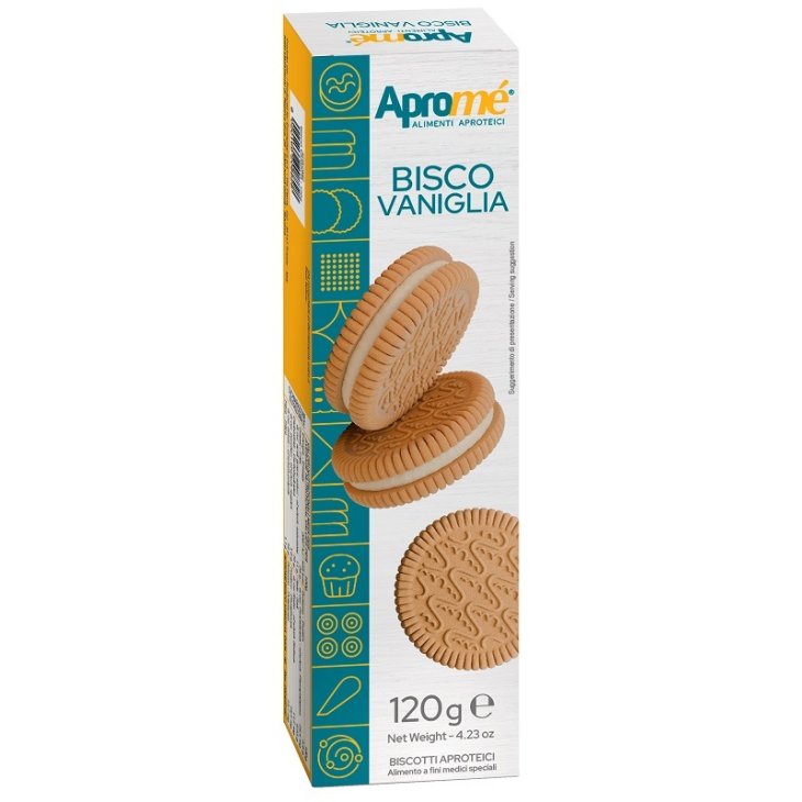 APROME'Bisc.Vaniglia 120g