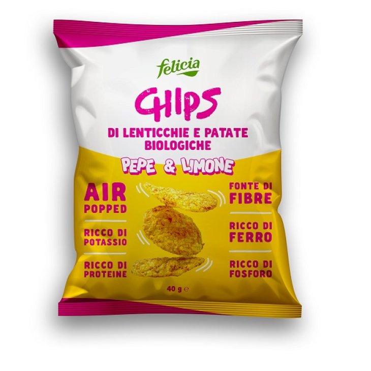 FELICIA CHIPS PEPE/LIMONE 40G FELICIA CHIPS PEPE/LIMONE 40G