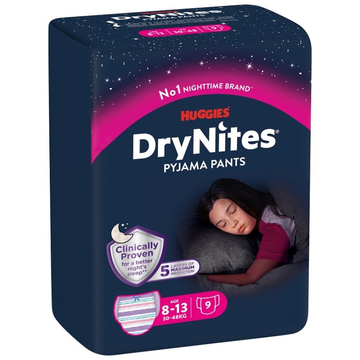 DRYNITES Girl 30-48Kg L  9pz