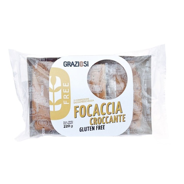 GRAZIOSI FOCACCIA CROCCANTE OLIO 220G GRAZIOSI FOCACCIA CROCCANTE OLIO 220G