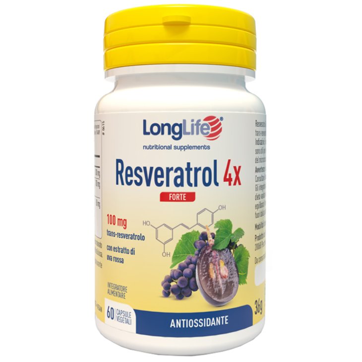 LONGLIFE RESVERATROL 4X 60CPS LONGLIFE RESVERATROL 4X 60CPS