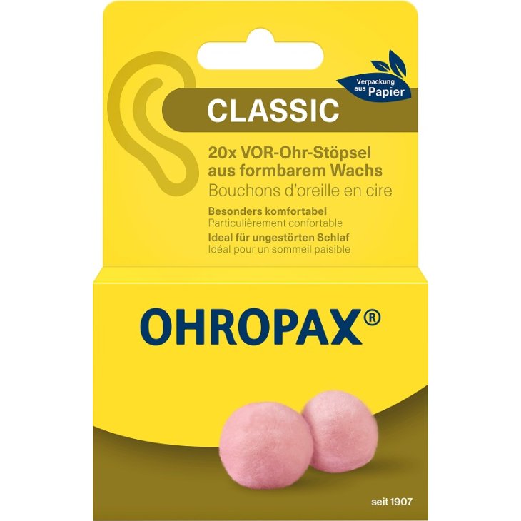 OHROPAX Tappi Aur.Cera 20pz