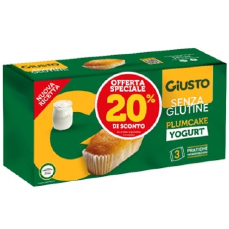 GIUSTO S/G PLUMCAKE YOG 3X40G
