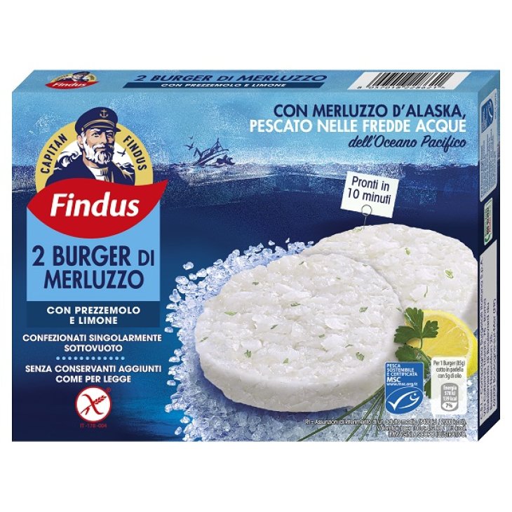 FINDUS BURGER MERLUZ PREZZ170G