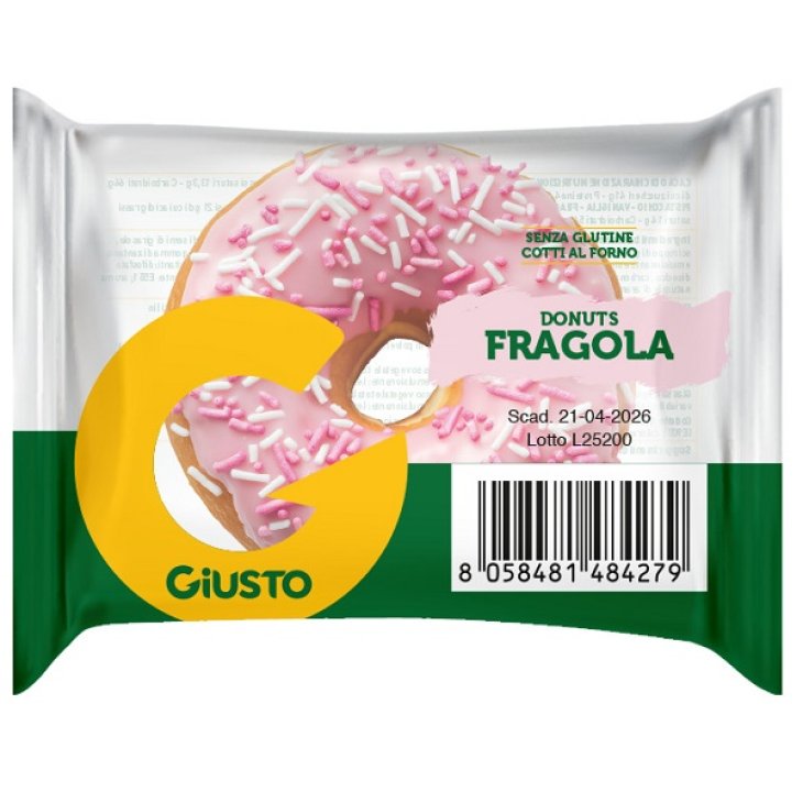 GIUSTO S/G DONUTS FRAGOLA 35G