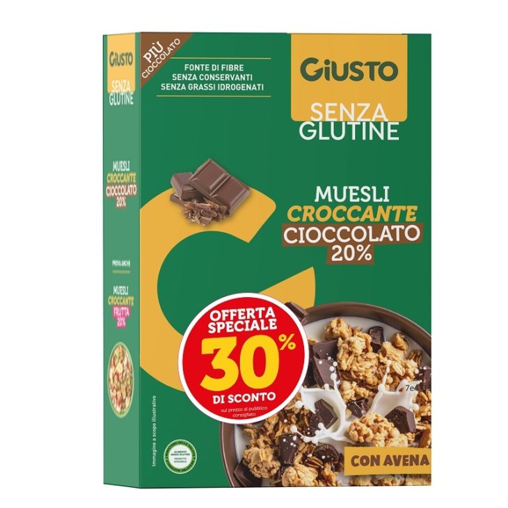 GIUSTO S/G MUESLI CROCC CIOC