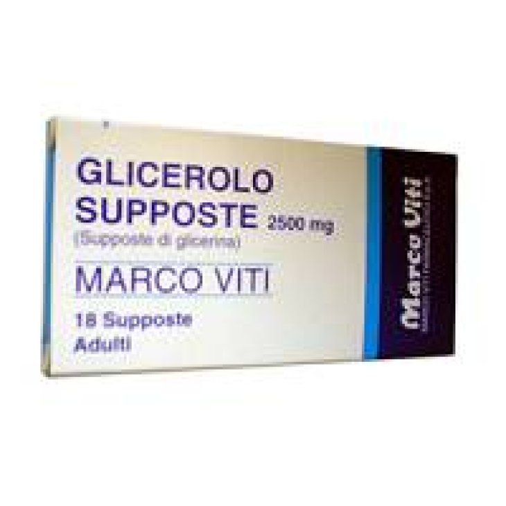 GLICEROLO MV AD 18SUPP 2250MG GLICEROLO MV AD 18SUPP 2250MG