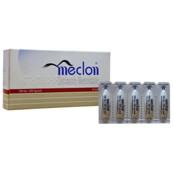 MECLON 10 OVULI VAG 100+500MG MECLON 10 OVULI VAG 100+500MG